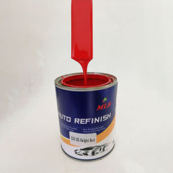 Spray Coating 2K Bright Red Automot Car Paint